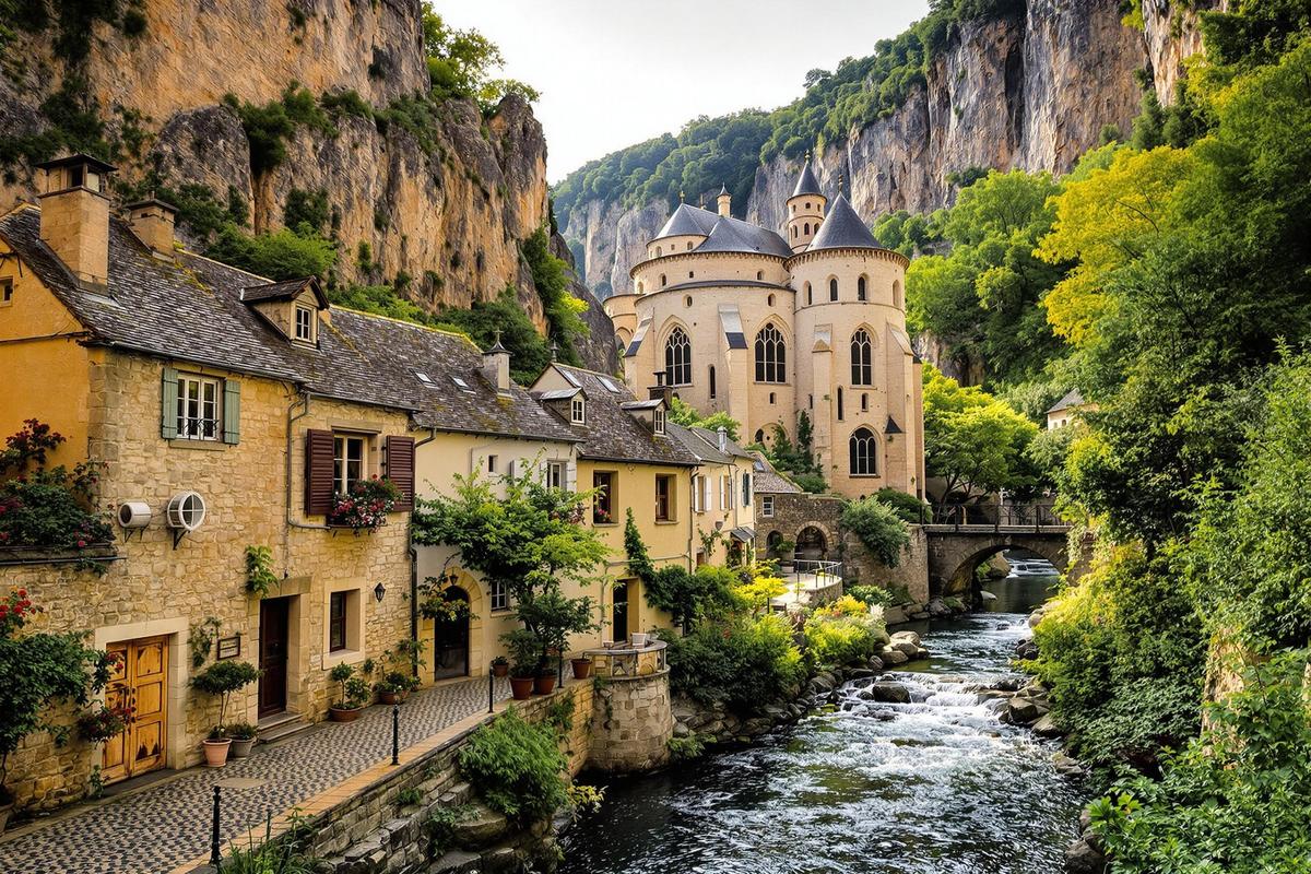 Les villages pittoresques des gorges du tarn