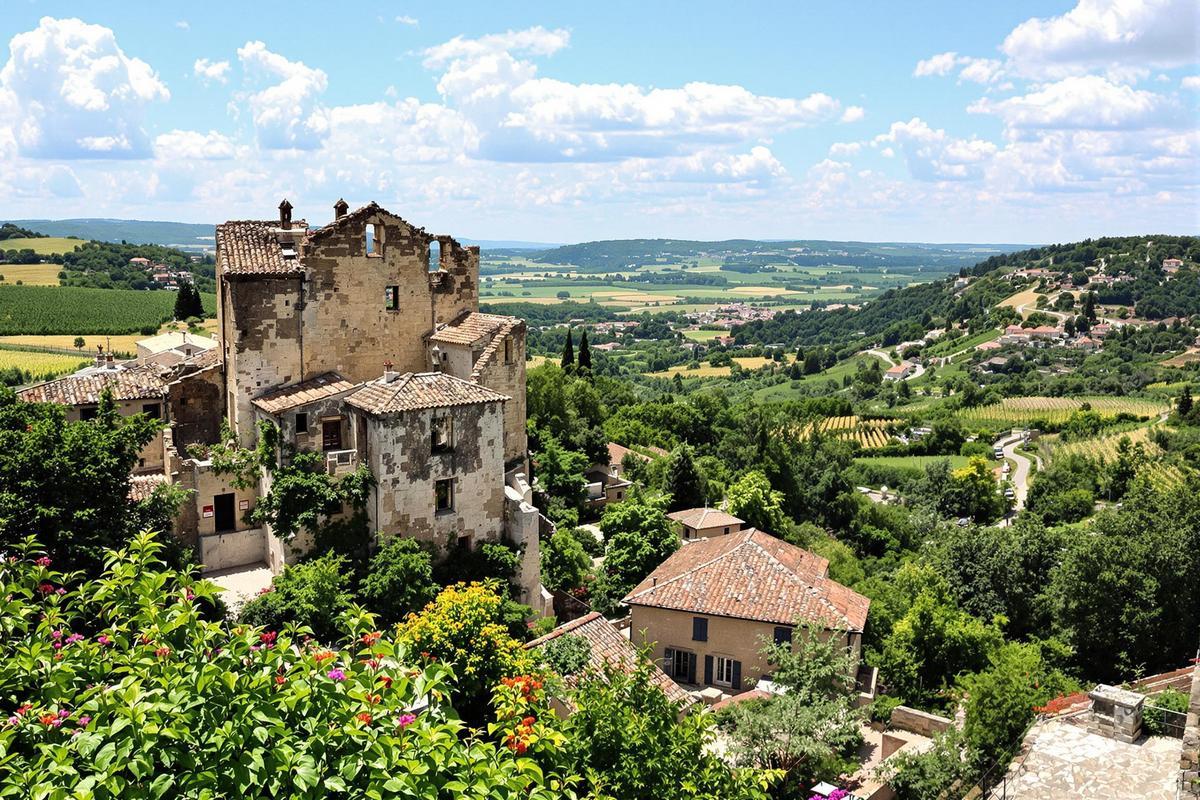 Entrechaux : un havre de paix
