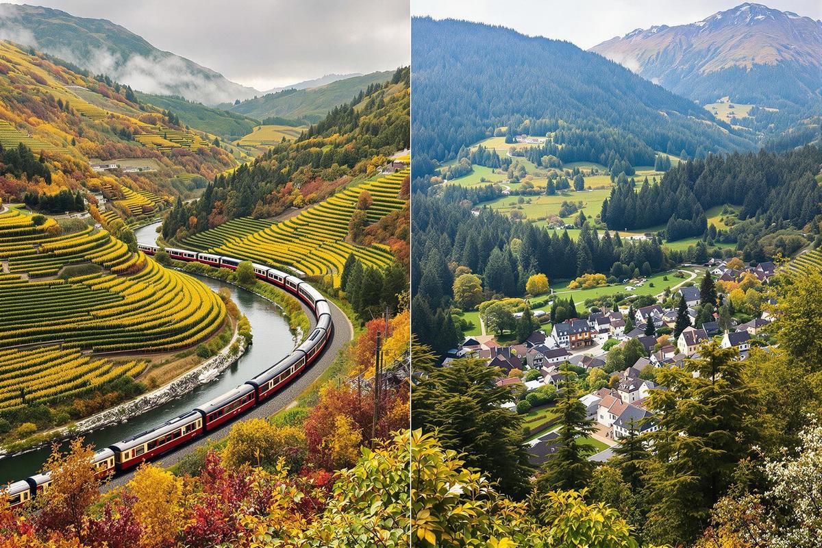Voyages panoramiques en train à travers l'Europe