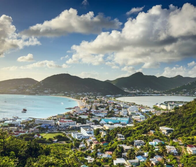 Vue sur Philipsburg