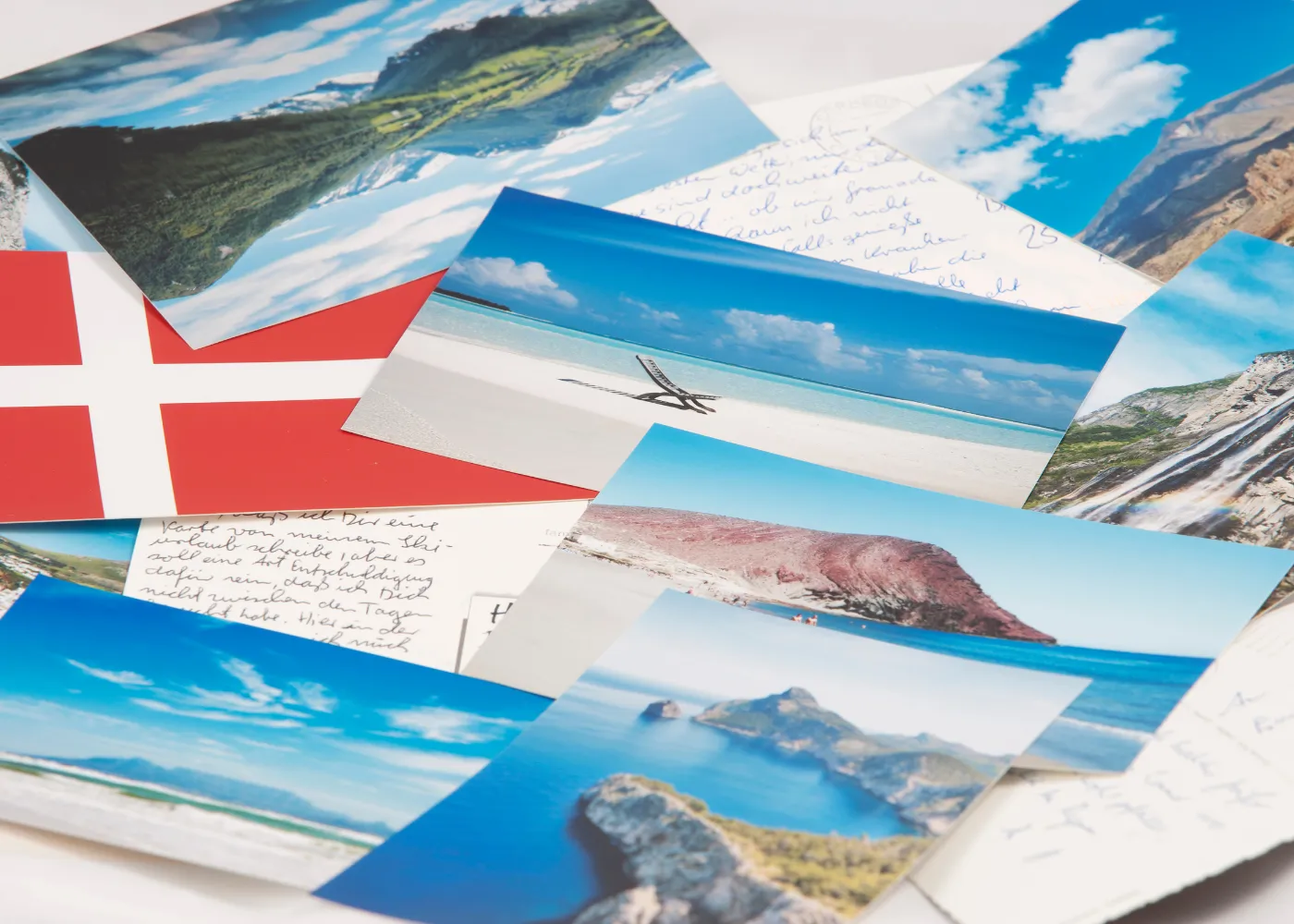 cartes postales a la mode