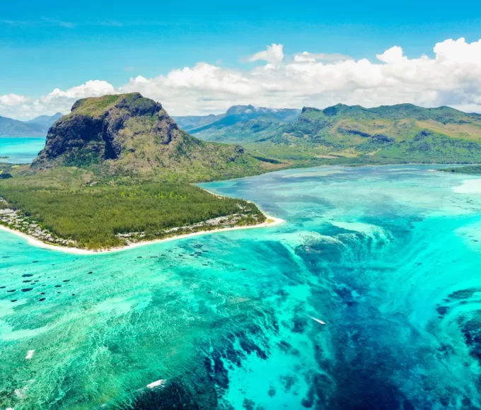 cascade sous marine ile maurice