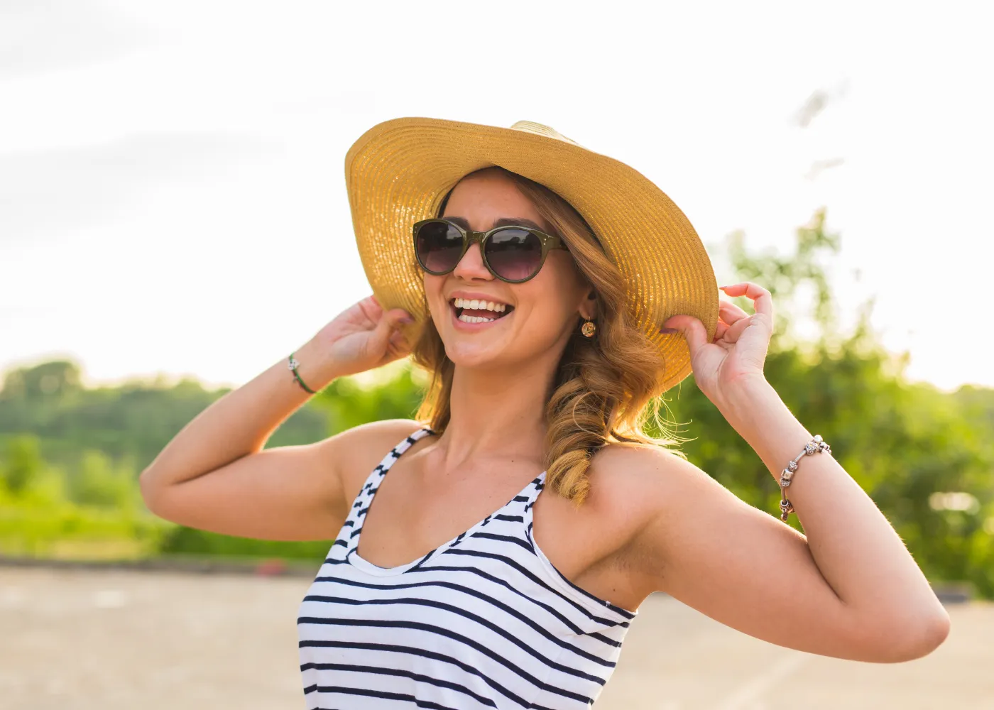 chapeau accessoire ete