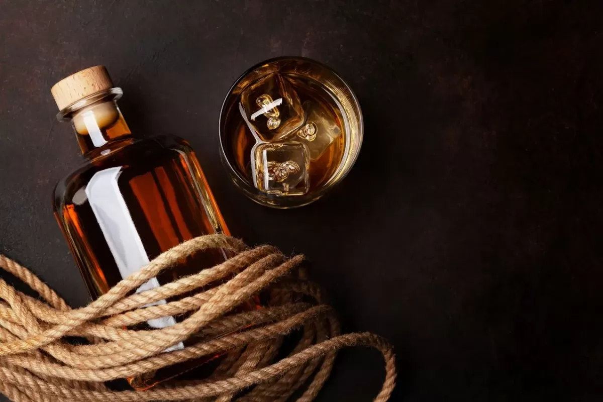 rhum des Caraïbes avion