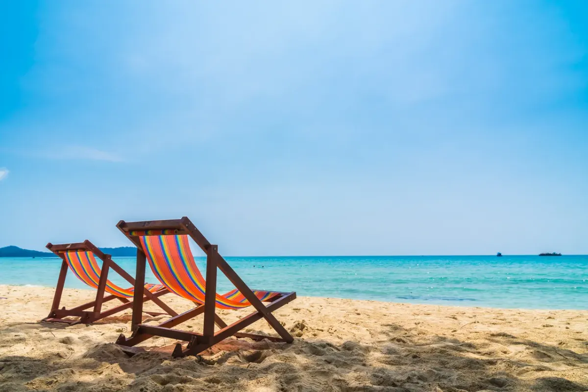 transats plages Grèce