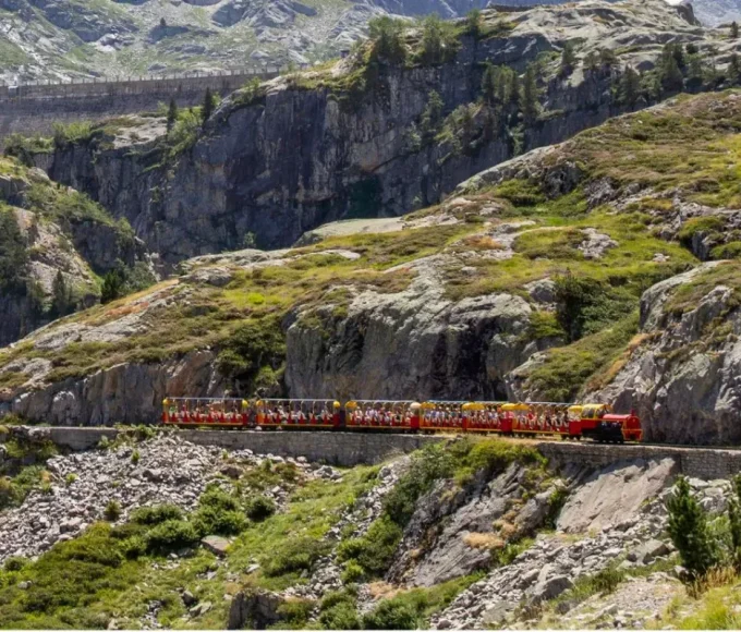 lignes de train en montagne