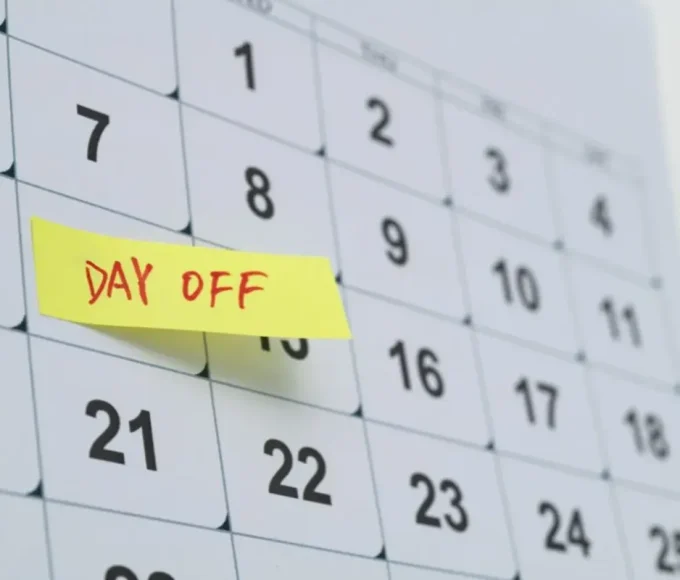 jours de congé