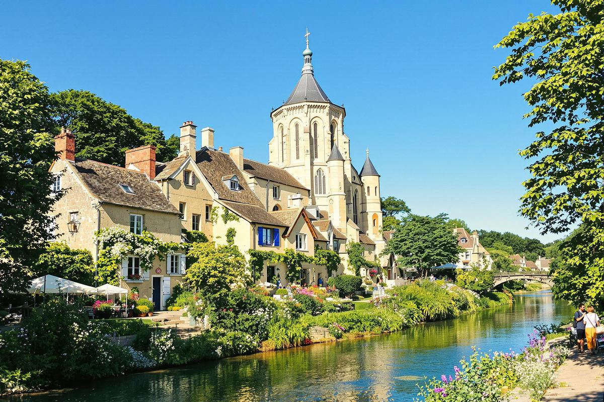 Ce village, au bord de la Charente, est une destination idéale pour les amoureux de calme (Saint-Simieux)