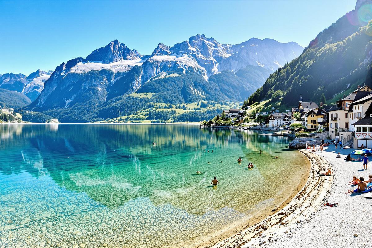 Le plus beau village autour du lac de serre-ponçon