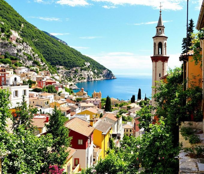 Près de la frontière italienne, ce charmant village est l'un des plus beaux du sud de la France