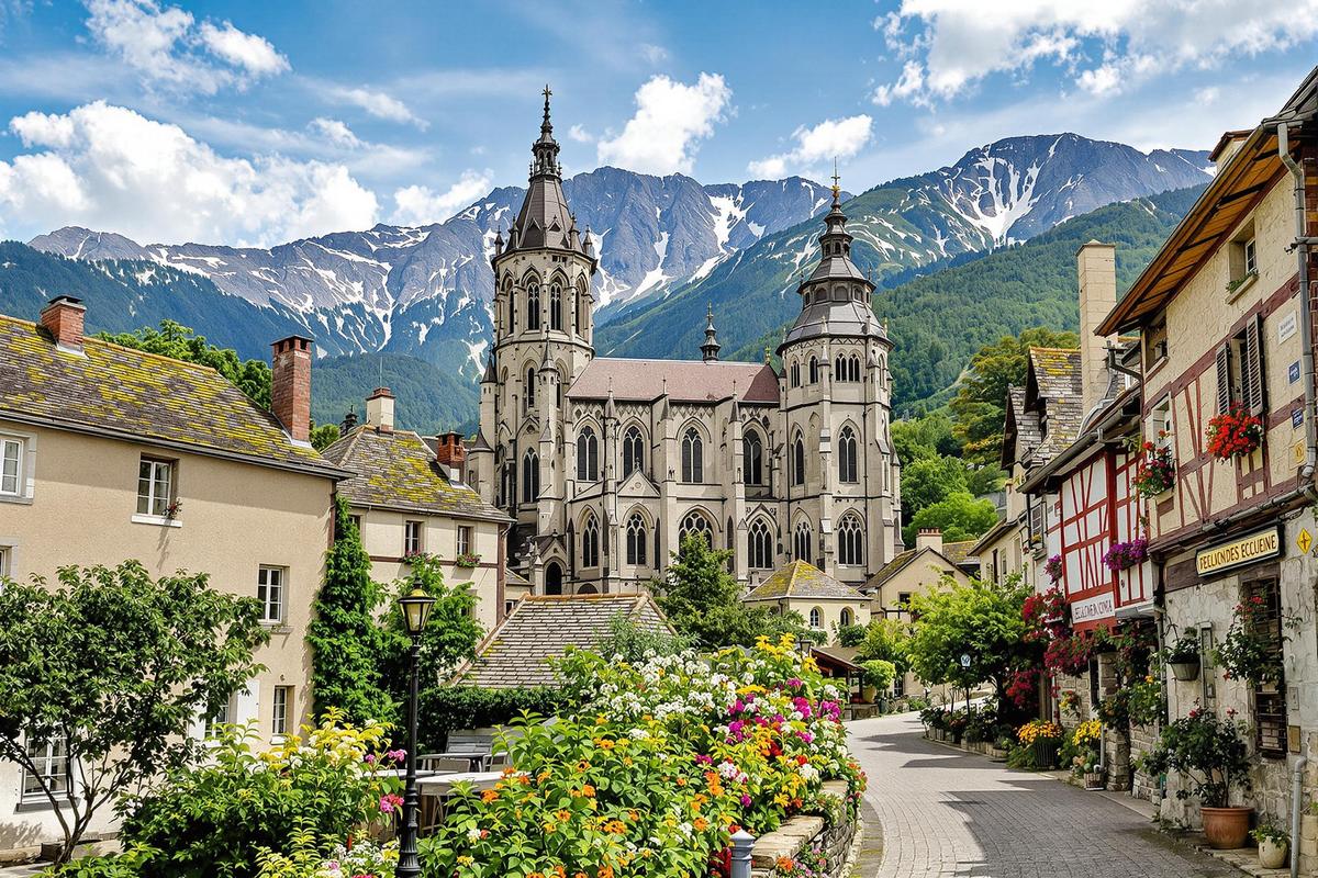 Une cité romaine chargée d’histoire, aujourd’hui classée parmi les Plus Beaux Villages de France