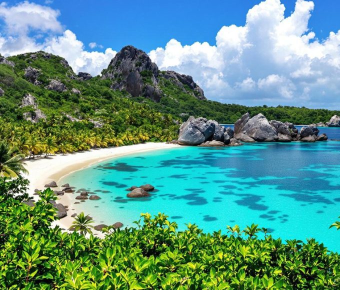 115 îles, 150 plages paradisiaques et plus de 1000 espèces de poissons côtoient cet archipel de rêve