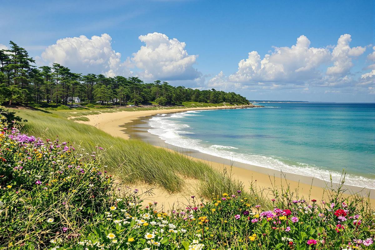 À moins de deux heures de Nantes, cette plage paradisiaque va vous en mettre plein les yeux : plage du Veillon
