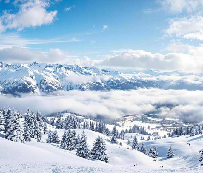 À proximité de Lyon, cette station de ski féérique vous fera glisser au-dessus des nuages ! : Thollon-les-Mémises