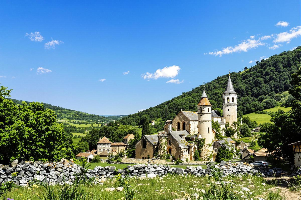 Ce petit village médiéval n'a qu'un seul habitant ! Un havre de paix insolite à souhait...: Rochefourchat