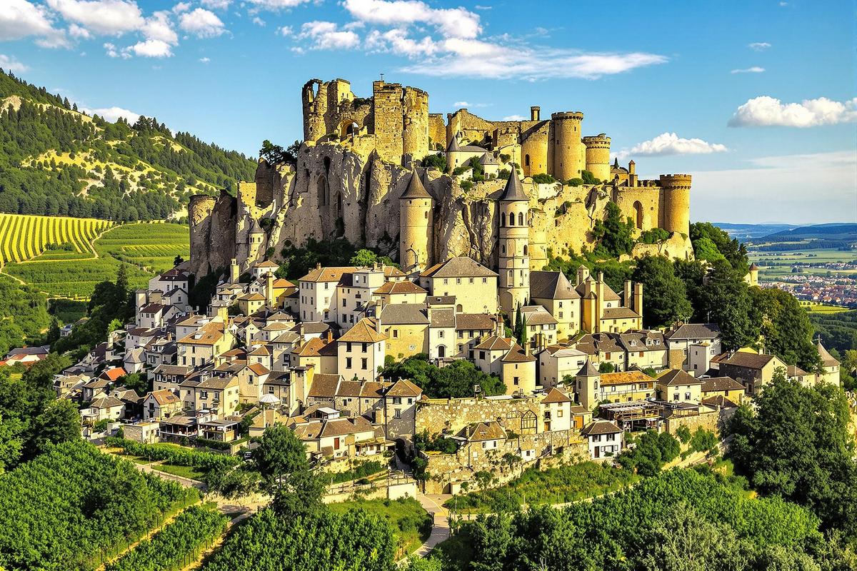 Ce village médiéval perché sur un rocher près de Lyon est un livre d'histoire à ciel ouvert et un écrin de nature ! : Ternand