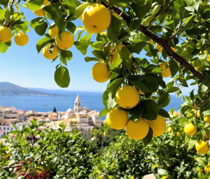 Avec 316 jours de soleil par an, cette ville française cultive des citrons uniques au monde