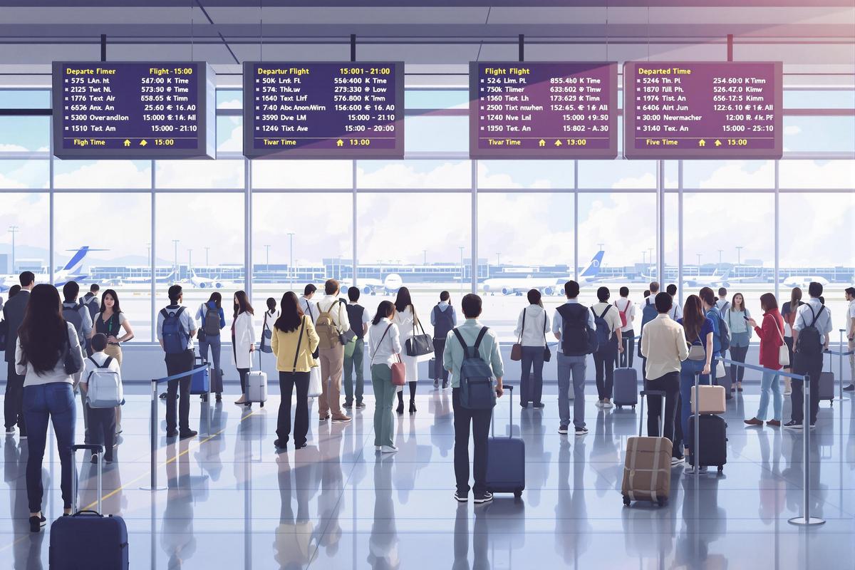 Cette heure de décollage augmente de 43 % le risque d'annulation de votre vol