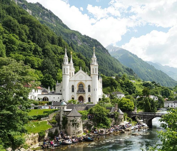 Cette petite ville des Pyrénées, visitée par des nombreux touristes est l'une des plus touchées par les tremblements de terre