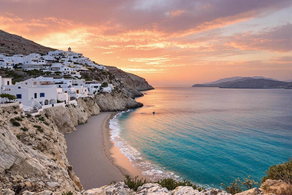 Loin de l’agitation, cette perle des Cyclades offre le charme de Santorin sans les touristes