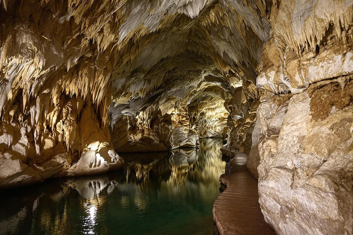 450 marches mènent aux profondeurs de ce labyrinthe préhistorique vieux de 12 000 ans