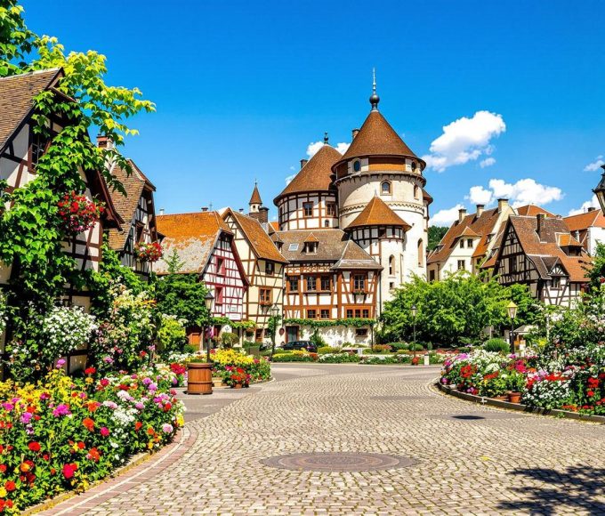 C’est le seul village en France à présenter cette architecture en anneaux, un vestige fascinant de l’urbanisme médiéval.jpg