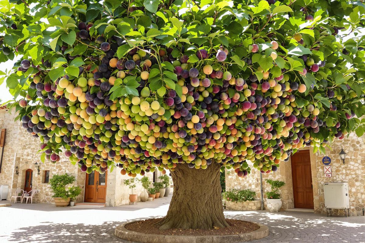 Cet arbre unique au monde est capable de produire 150 variétés différentes sur un même tronc.jpg