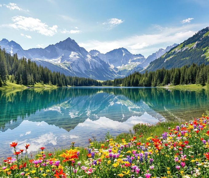 Cette vallée des Alpes françaises mêle paysages lacustres et forêts denses, loin des circuits touristiques.jpg
