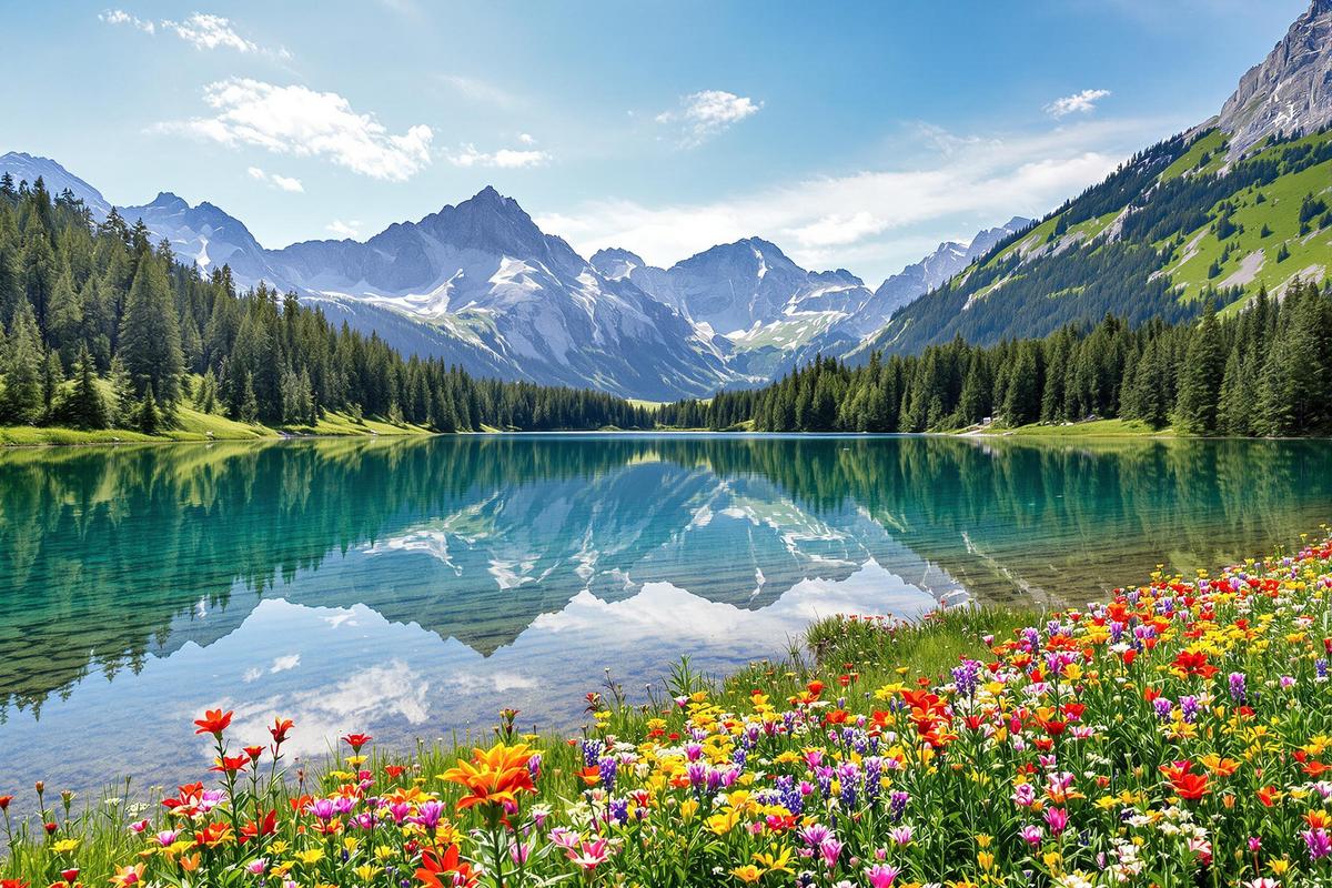 Cette vallée des Alpes françaises mêle paysages lacustres et forêts denses, loin des circuits touristiques.jpg