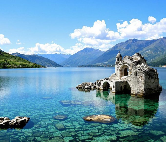 Ces villages engloutis dans un lac des Hautes‑Alpes sont prêts à être découverts.jpg