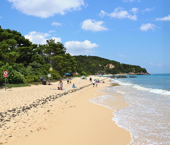 Cette plage du bassin d’Arcachon est à éviter pour la baignade (attention !).jpg