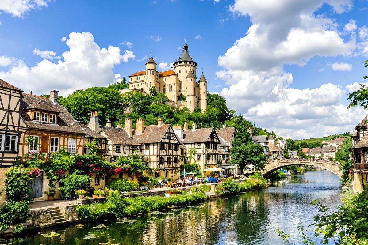 L'Aveyron révèle un plus beau village de France fleuri, un lieu de charme au bord de l'eau.jpg